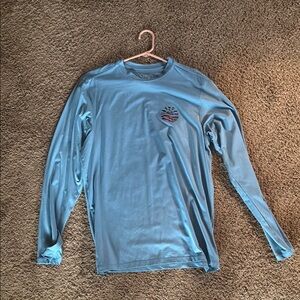 Blue Long Sleeve Men's Shirt